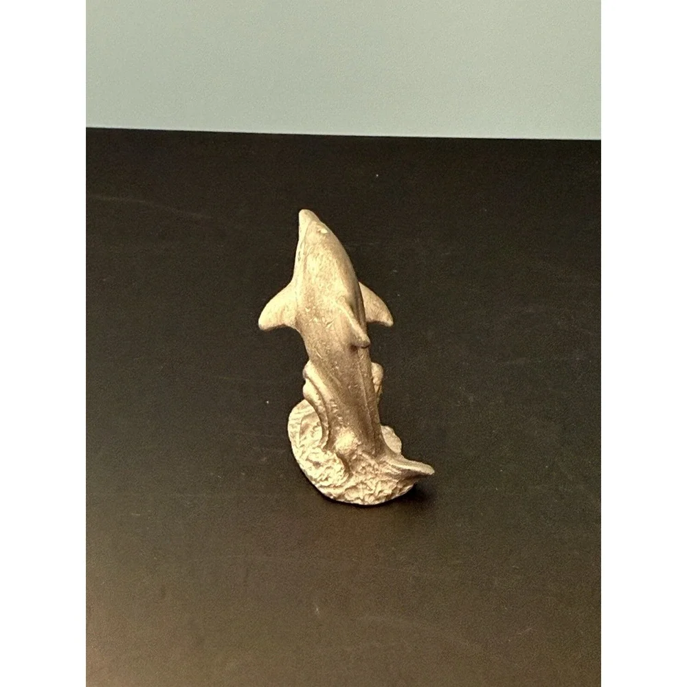 Spoontiques Pewter  Dolphin Jumping Vintage  #P92
